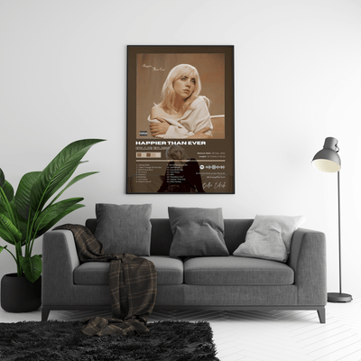 Billie Eilish 'Happier Than Ever' Album Poster - Posters, Prints & Wall Art | HYPE Posters