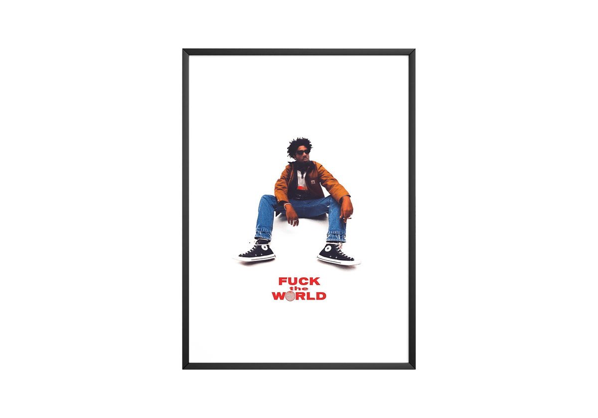 Brent Faiyaz - "F*** The World" Aesthetic Poster - Posters, Prints & Wall Art | HYPE Posters
