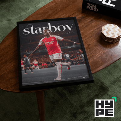 Bukayo Saka 'Starboy' Poster - Posters, Prints & Wall Art | HYPE Posters