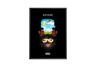 Burna Boy 'Outside' Poster - Posters, Prints & Wall Art | HYPE Posters