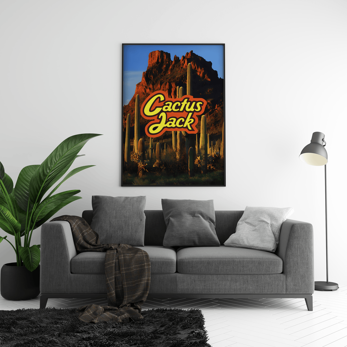 Cactus Jack Mountains Poster - Posters, Prints & Wall Art | HYPE Posters