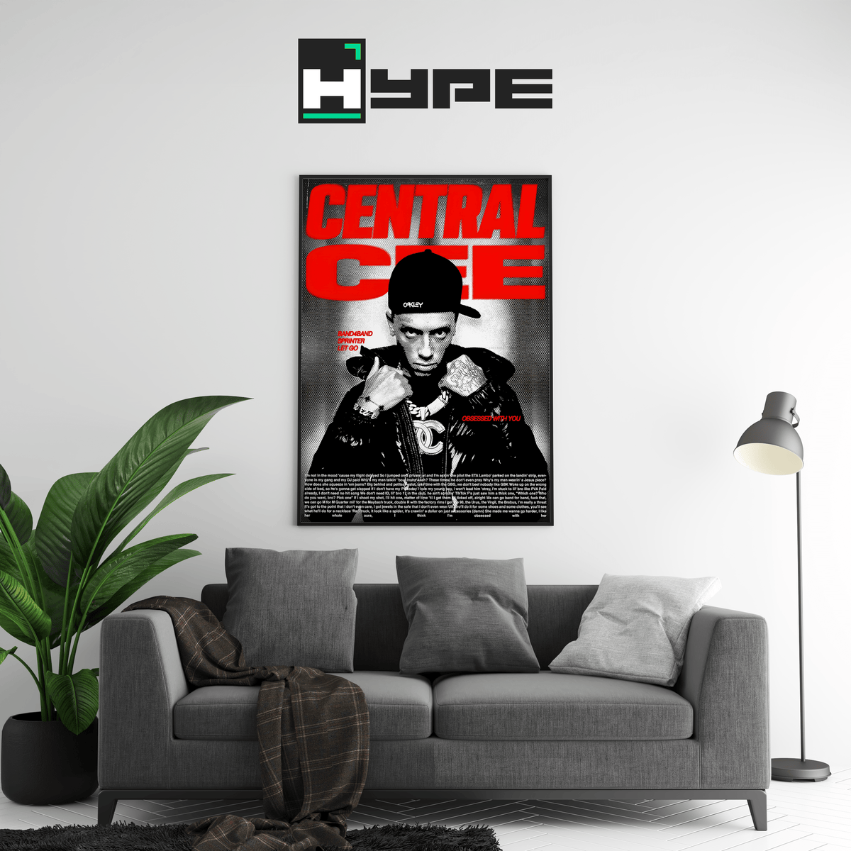 Central Cee Poster - Posters, Prints & Wall Art | HYPE Posters