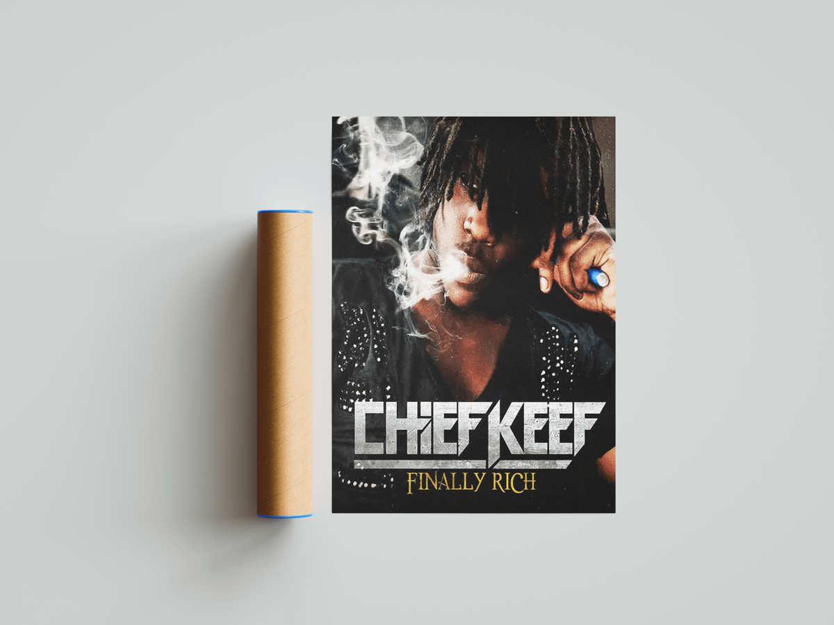 Chief Keef 'Finally Rich' Poster - Posters, Prints & Wall Art | HYPE Posters