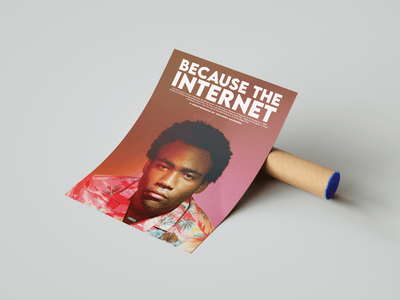 Childish Gambino 'Because The Internet' Poster - Posters, Prints & Wall Art | HYPE Posters