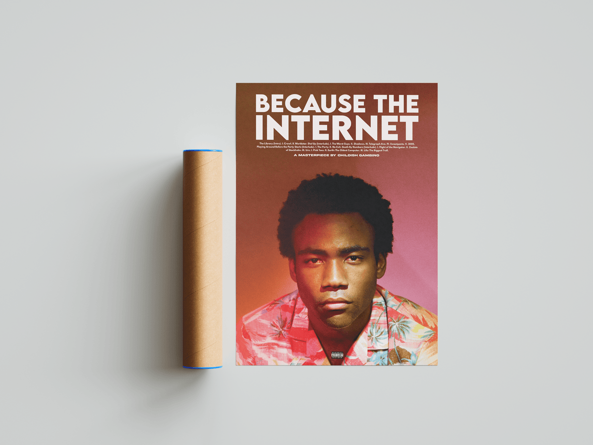 Childish Gambino 'Because The Internet' Poster - Posters, Prints & Wall Art | HYPE Posters