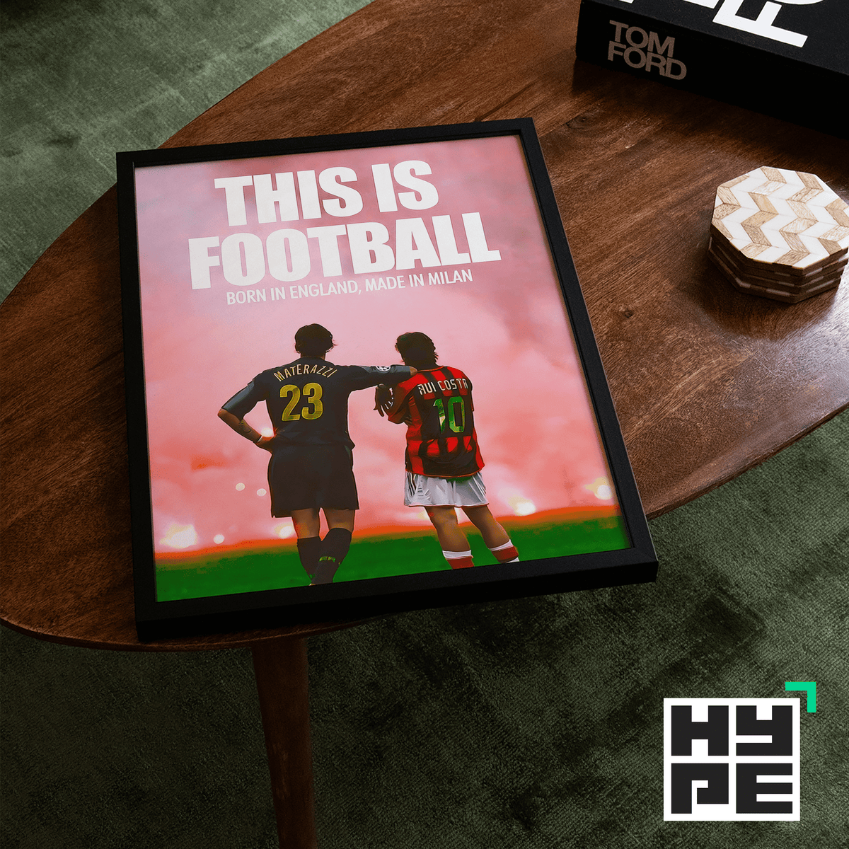 Costa & Materazzi 'This Is Football' Poster - Posters, Prints & Wall Art | HYPE Posters
