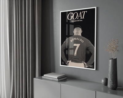 Cristiano Ronaldo 'GOAT' Poster - Posters, Prints & Wall Art | HYPE Posters