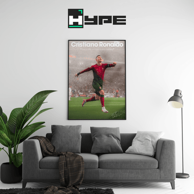 Cristiano Ronaldo 'Hard Work' Poster - Posters, Prints & Wall Art | HYPE Posters