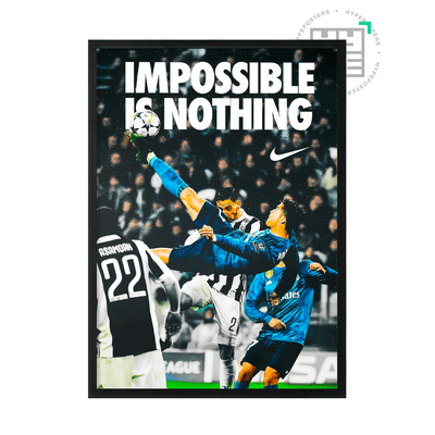 Cristiano Ronaldo 'Impossible Is Nothing' Poster - Posters, Prints & Wall Art | HYPE Posters