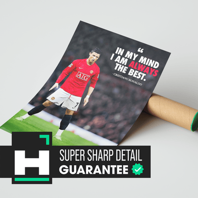 Cristiano Ronaldo 'The Best' Poster - Posters, Prints & Wall Art | HYPE Posters
