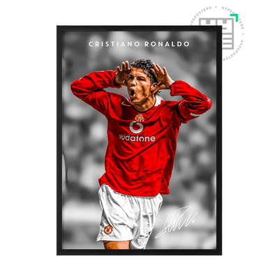 Cristiano Ronaldo Vintage Poster - Posters, Prints & Wall Art | HYPE Posters