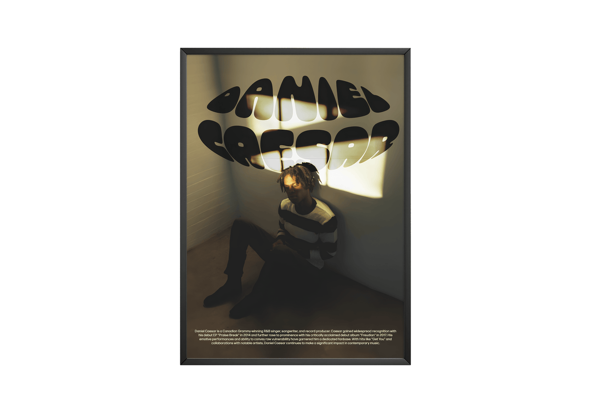 Daniel Caesar 'Focus' Poster - Posters, Prints & Wall Art | HYPE Posters