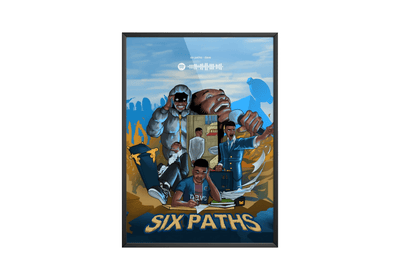 Dave 'Six Paths' Spotify Poster - Posters, Prints & Wall Art | HYPE Posters