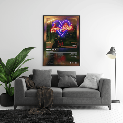 Don Toliver 'Love Sick' Album Poster - Posters, Prints & Wall Art | HYPE Posters