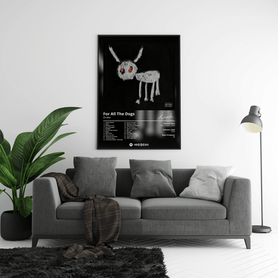 Drake - "For All The Dogs" Album Poster - Posters, Prints & Wall Art | HYPE Posters