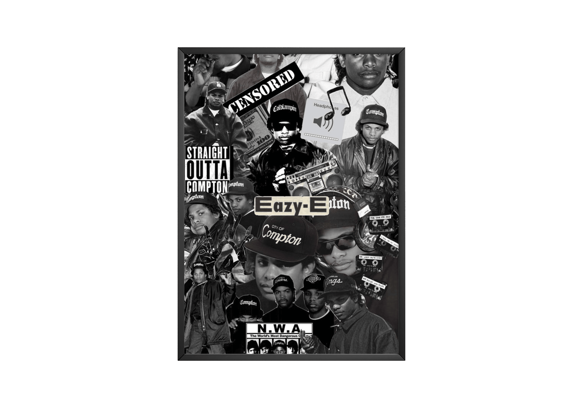 Eazy E - Collage Poster - Posters, Prints & Wall Art | HYPE Posters