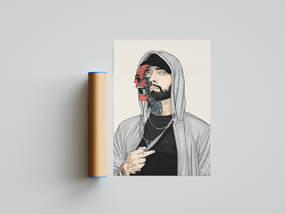 Eminem X Kamikaze Poster - Posters, Prints & Wall Art | HYPE Posters