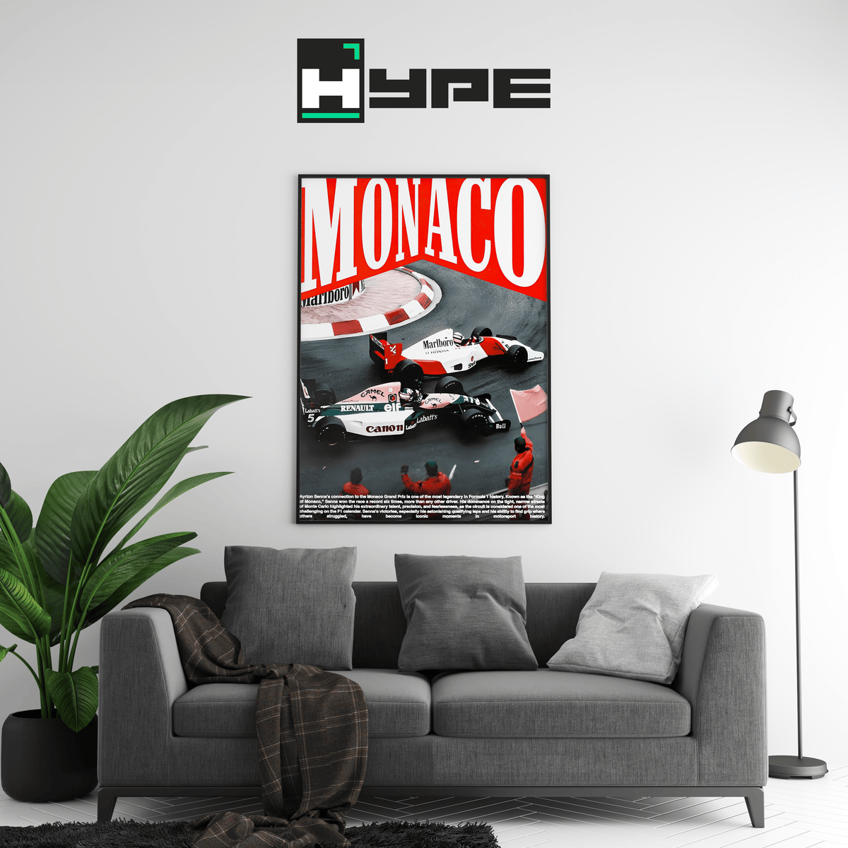 Ferrari Monaco Poster - Posters, Prints & Wall Art | HYPE Posters