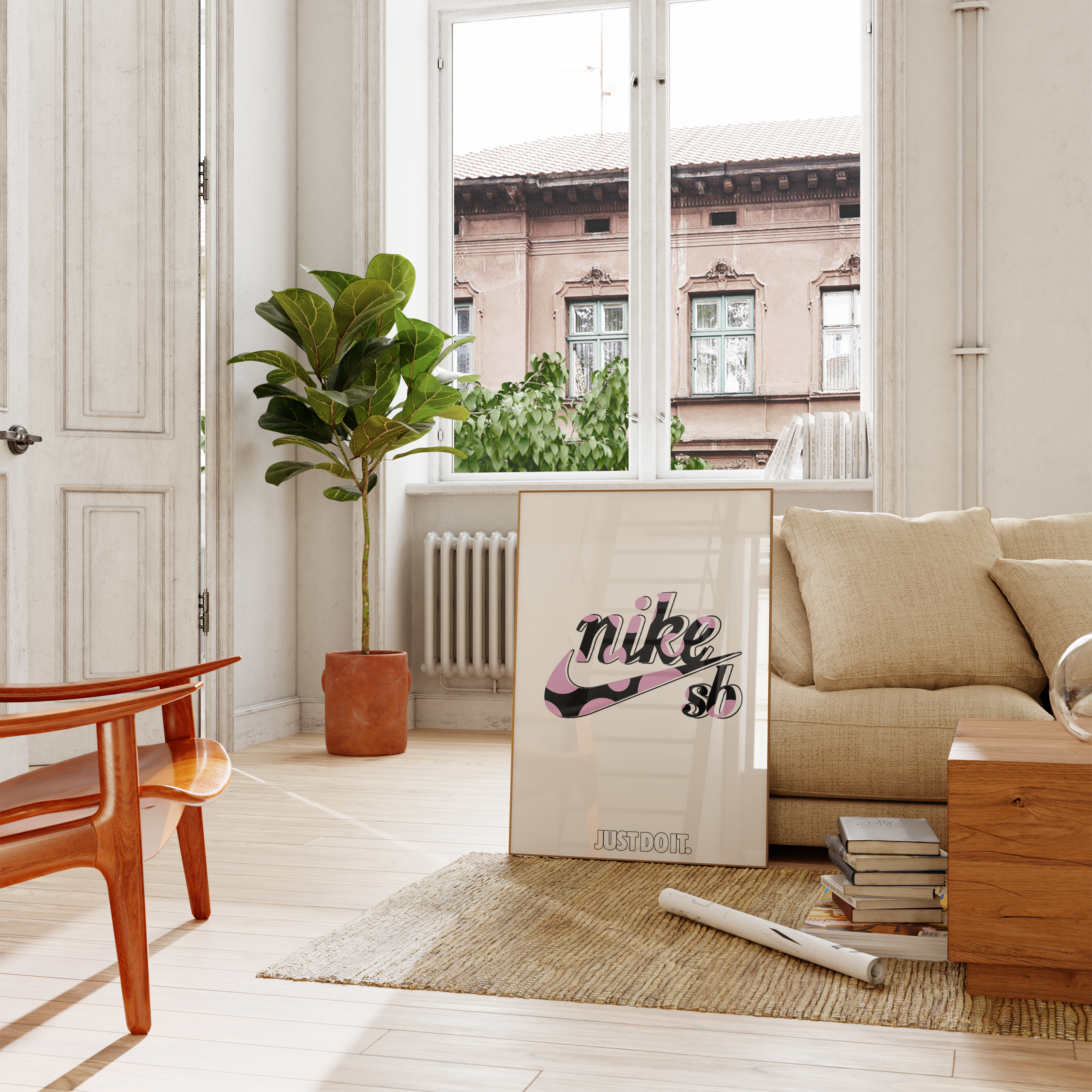 Nike Pink Sneaker Poster Set | Hype Posters