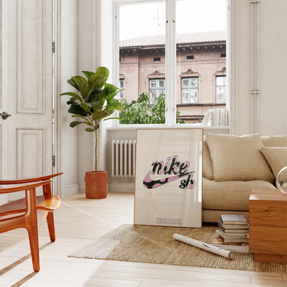 Nike Pink Sneaker Poster Set | Hype Posters