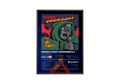 MF DOOM 'Operation: Doomsday' Album Poster | Hype Posters