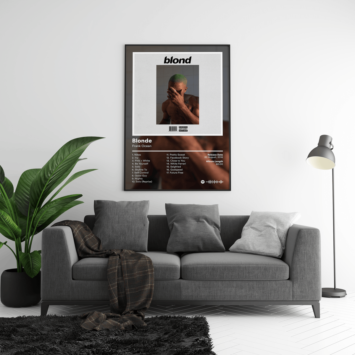 Frank Ocean 'Blonde' Album Poster - Posters, Prints & Wall Art | HYPE Posters