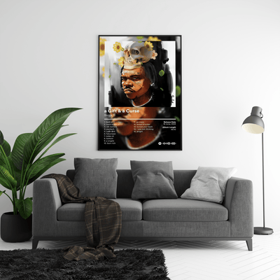 Gunna 'a Gift & a Curse' Album Poster - Posters, Prints & Wall Art | HYPE Posters