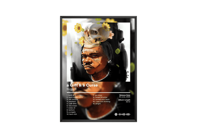 Gunna 'a Gift & a Curse' Album Poster - Posters, Prints & Wall Art | HYPE Posters