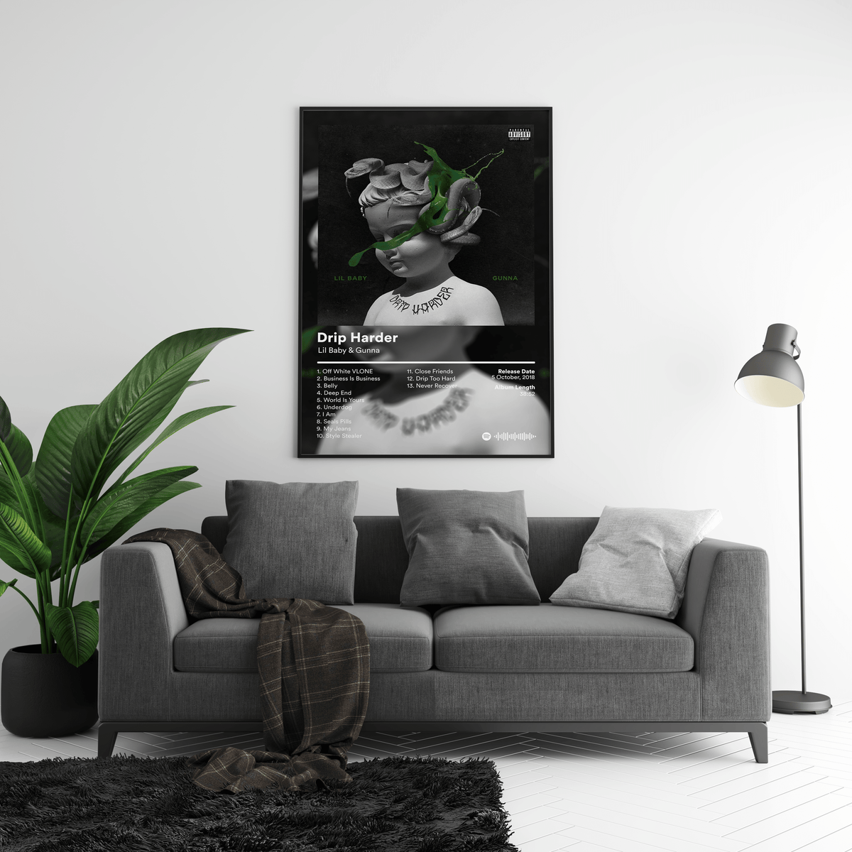 Gunna 'Drip Harder' Album Poster - Posters, Prints & Wall Art | HYPE Posters