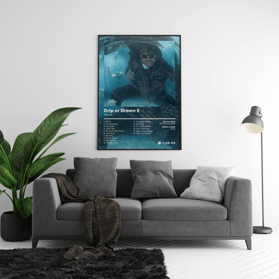 Gunna 'Drip or Drown 2' Album Poster - Posters, Prints & Wall Art | HYPE Posters
