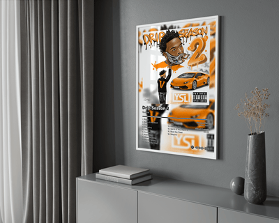 Gunna 'Drip Season 2' Album Poster - Posters, Prints & Wall Art | HYPE Posters