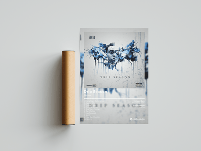 Gunna 'Drip Season' Album Poster - Posters, Prints & Wall Art | HYPE Posters