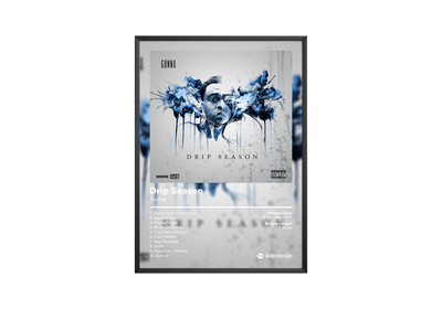 Gunna 'Drip Season' Album Poster - Posters, Prints & Wall Art | HYPE Posters