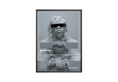 Gunna 'DS4EVER' Album Poster - Posters, Prints & Wall Art | HYPE Posters