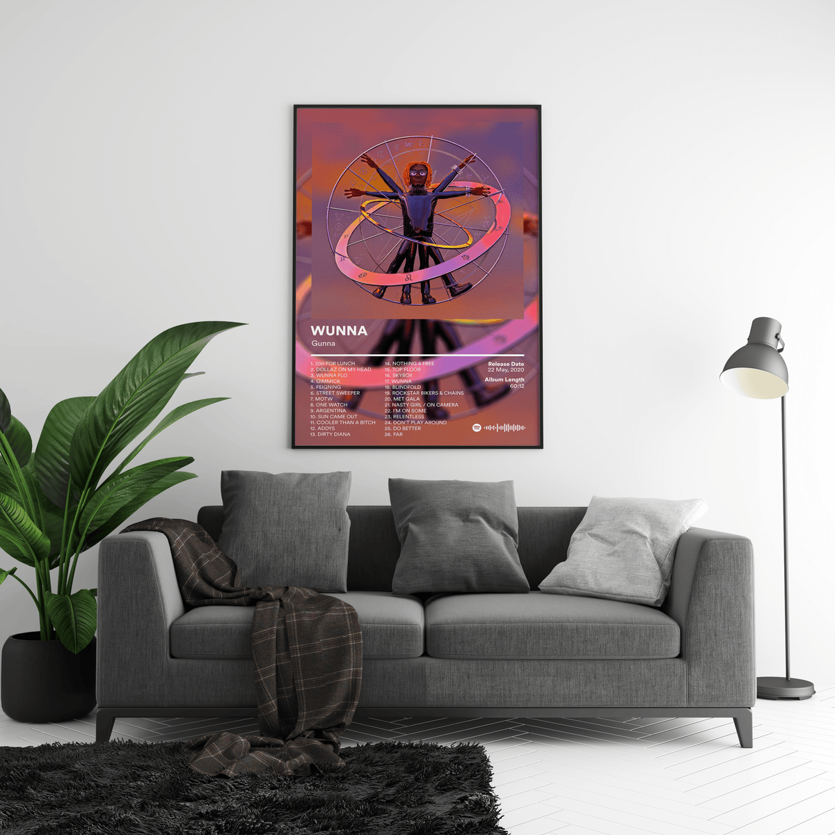 Gunna 'WUNNA' Album Poster - Posters, Prints & Wall Art | HYPE Posters