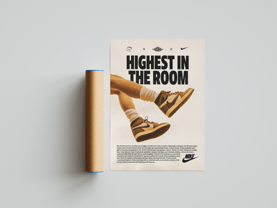 Highest In The Room Jordans Poster - Posters, Prints & Wall Art | HYPE Posters
