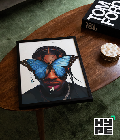 Travis Scott 'Butterfly' Poster | Hype Posters