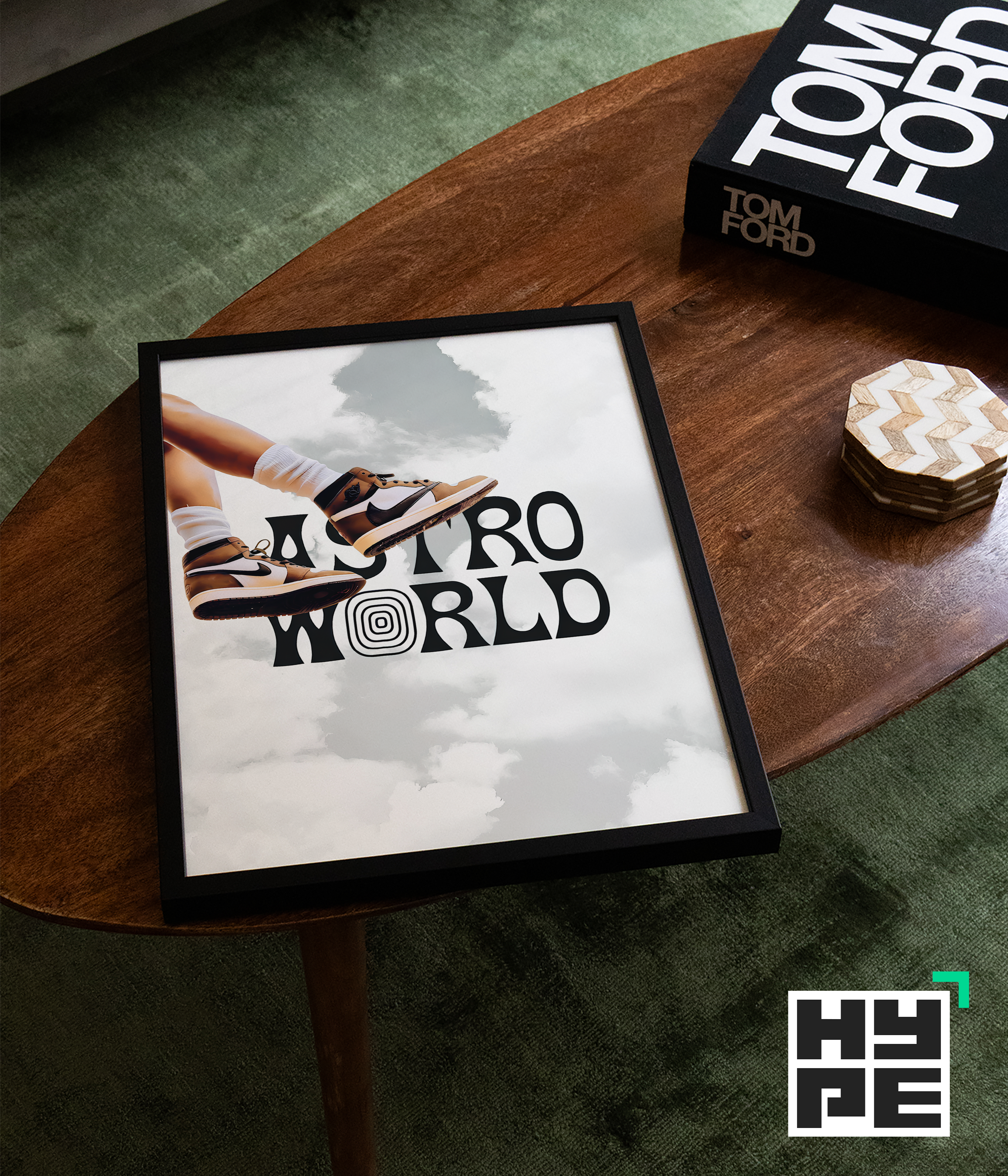 Astroworld Sneakers Poster | Hype Posters