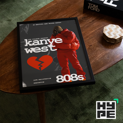 Kanye West 808 Poster