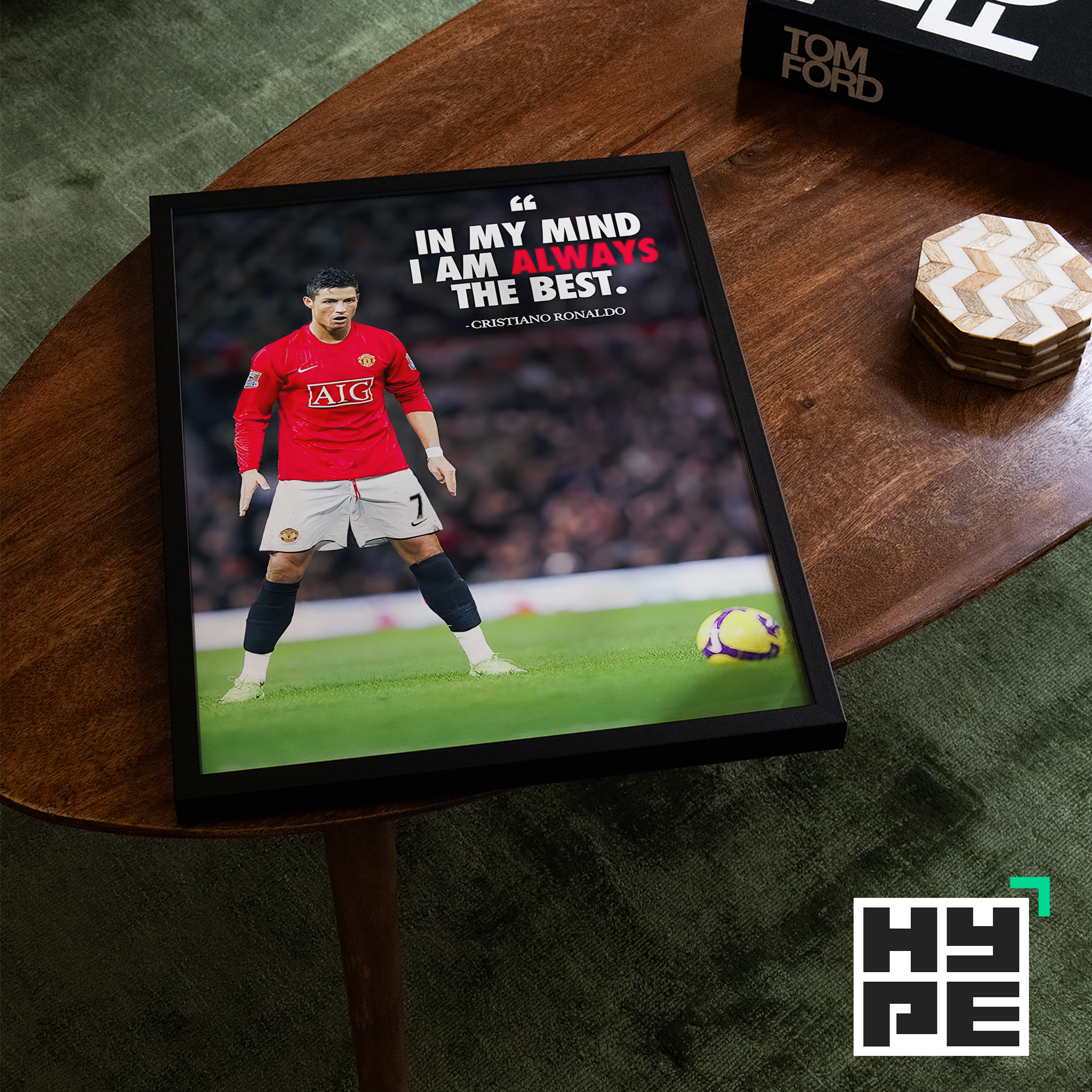 Cristiano Ronaldo 'The Best' Poster | Hype Posters