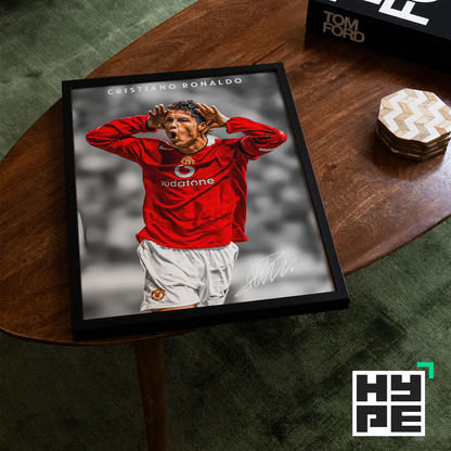Cristiano Ronaldo Vintage Poster | Hype Posters