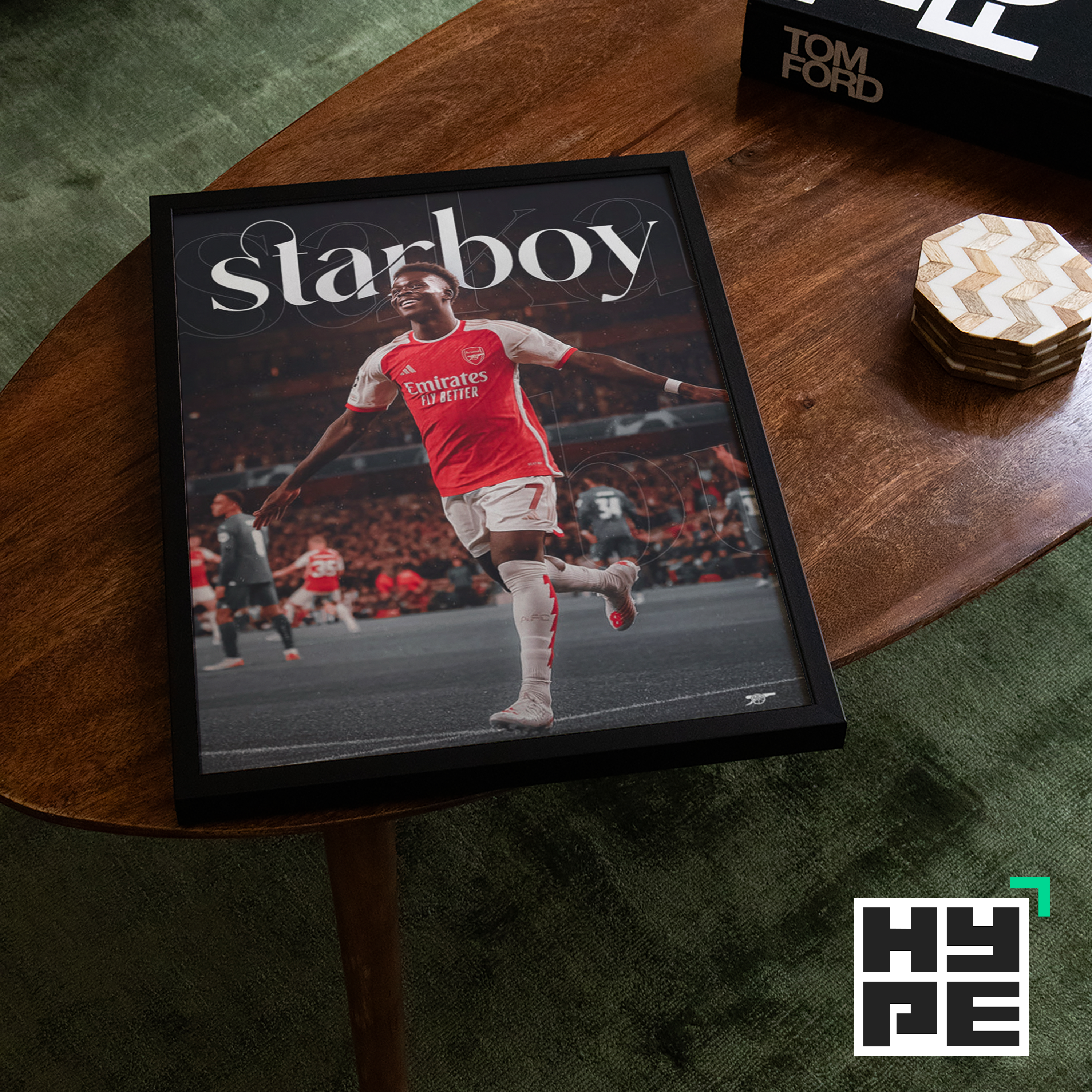 Bukayo Saka 'Starboy' Poster | Hype Posters