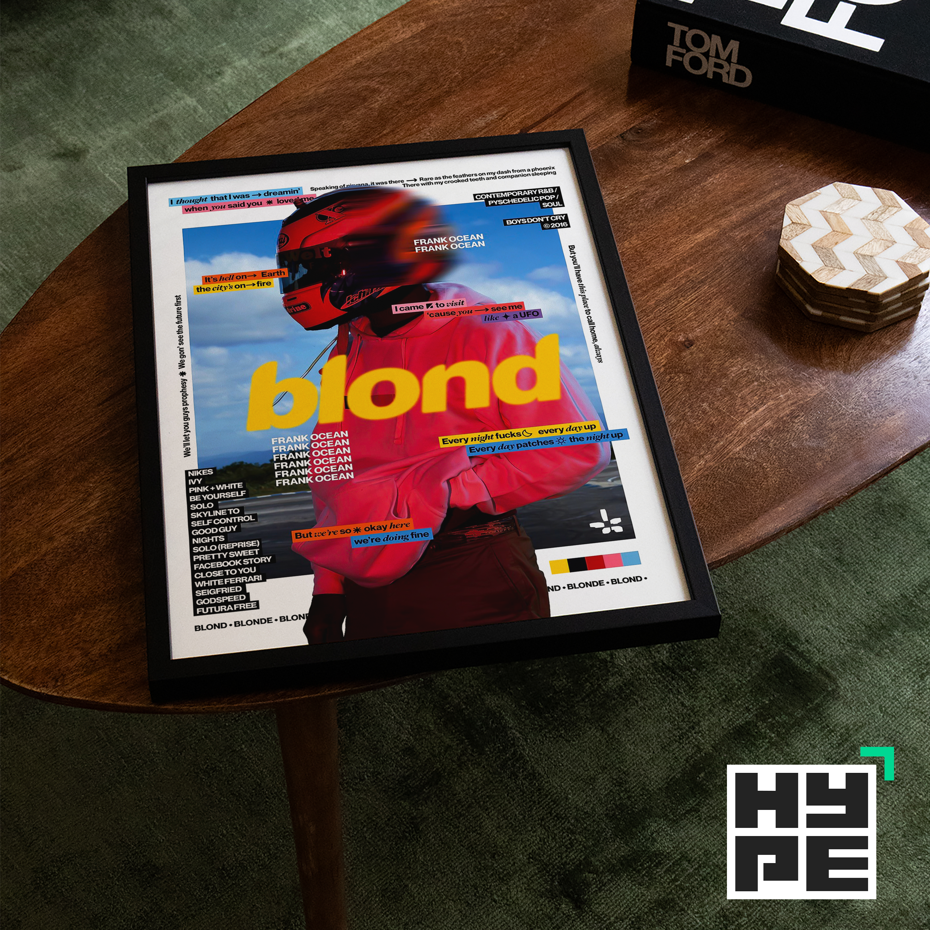 Frank Ocean Blond Poster