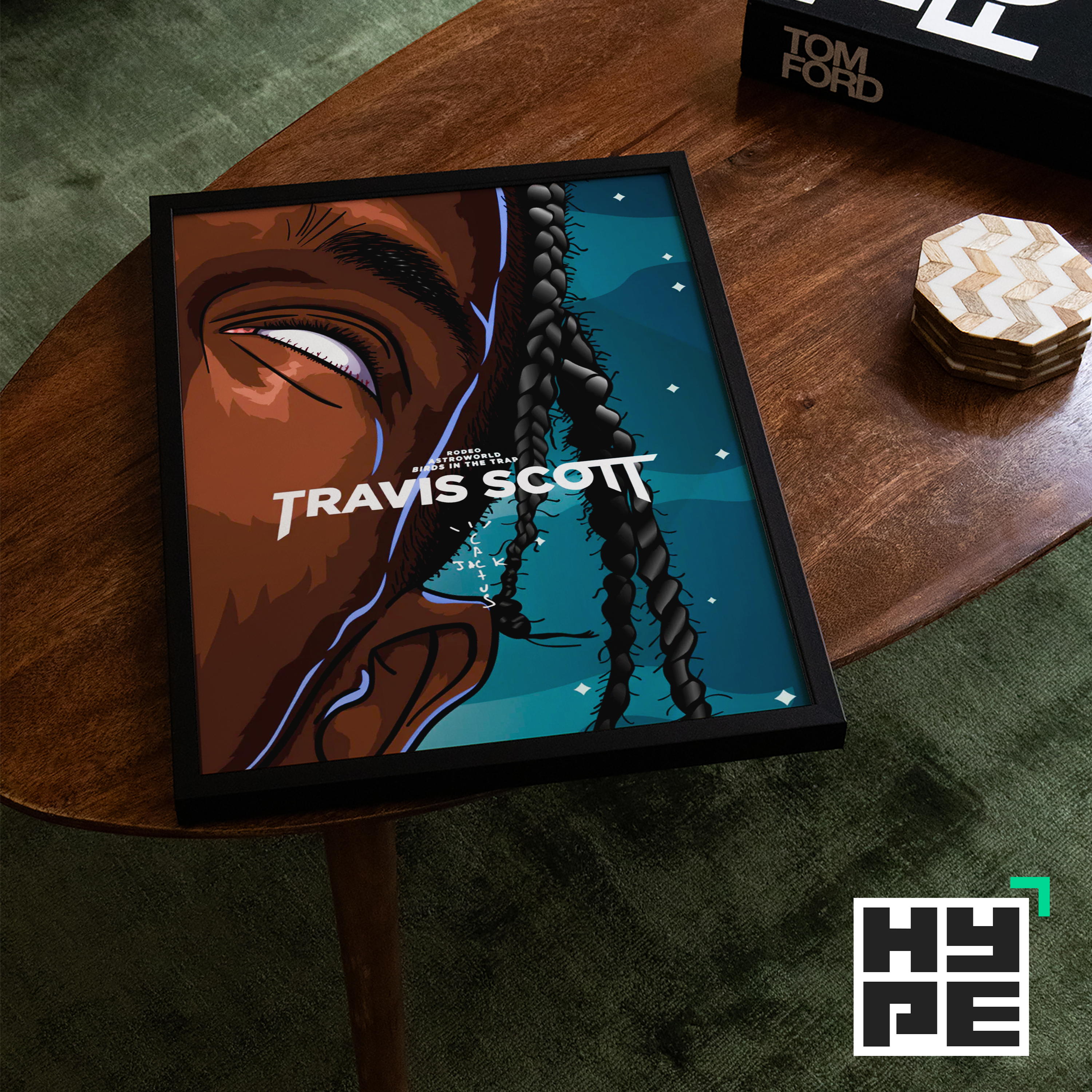 Travis Scott Art Poster | Hype Posters