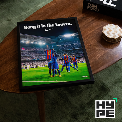 Messi 'Hang It In The Louvre' Poster | Hype Posters