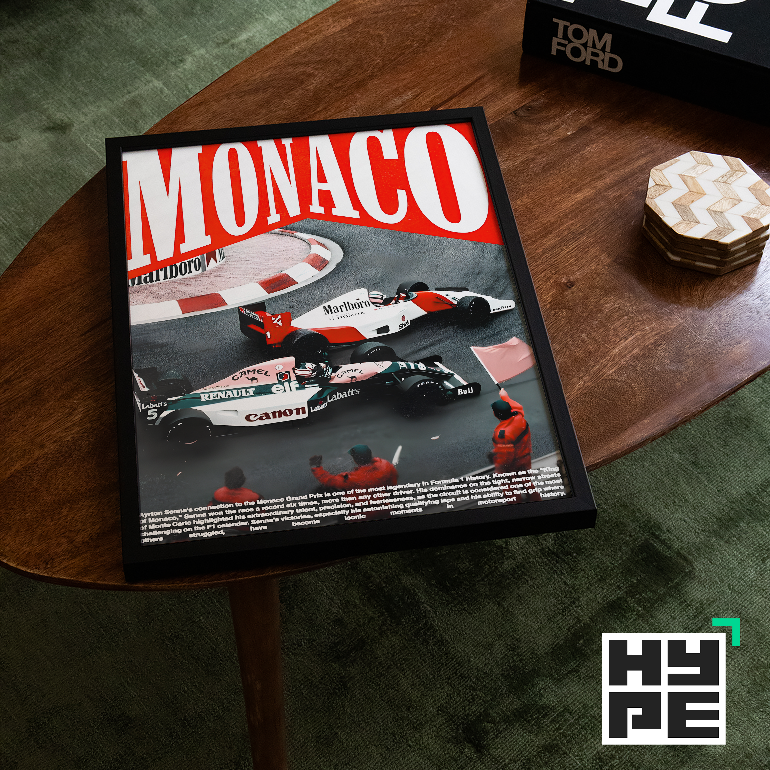 Ferrari Monaco Poster | Hype Posters