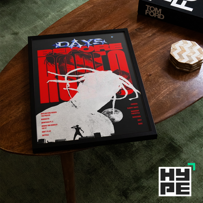 Travis Scott Days Before Rodeo Poster | Hype Posters