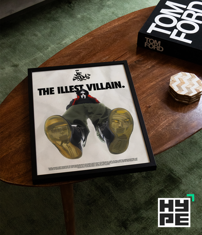 MF Doom 'The Illest Villain' Poster | Hype Posters