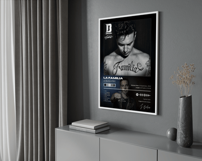 J Balvin 'La Familia' Album Poster - Posters, Prints & Wall Art | HYPE Posters