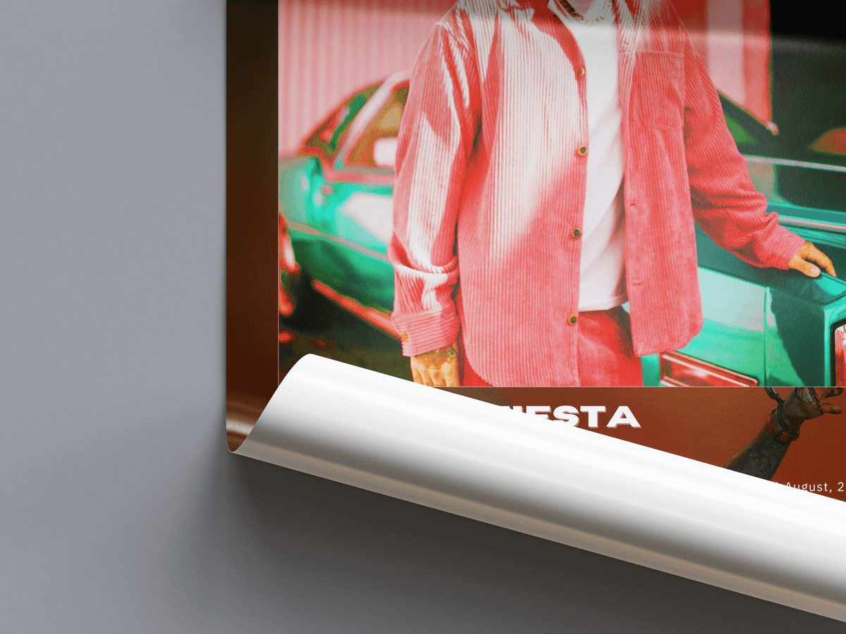J Balvin 'Summer Fiesta' Album Poster - Posters, Prints & Wall Art | HYPE Posters